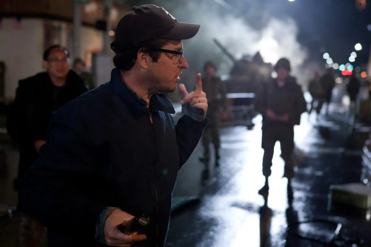 Director/writer/producer J.J. Abrams on the set of SUPER 8, from Paramount Pictures.