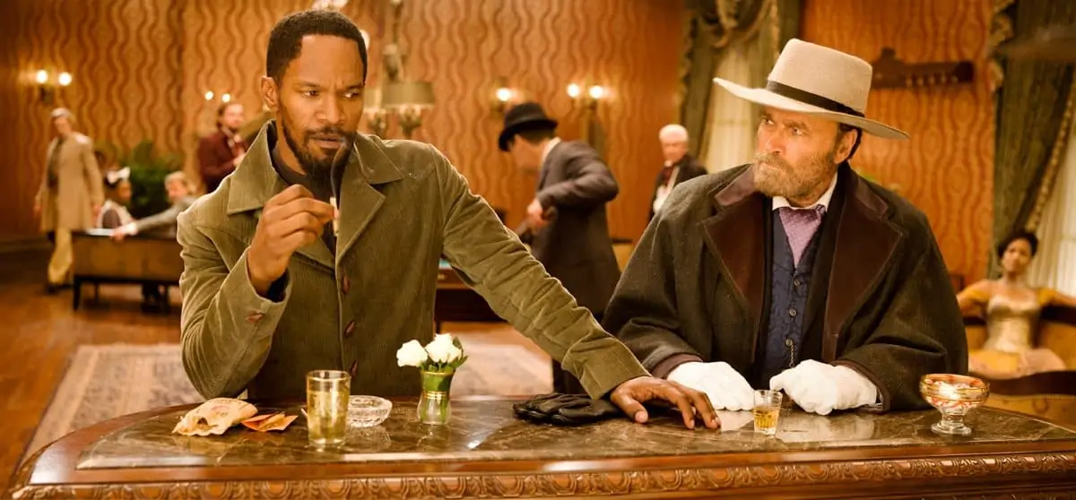JAMIE FOXX and FRANCO NERO star in DJANGO UNCHAINED
Photo: Andrew Cooper, SMPSP
© 2012 The Weinstein Company.