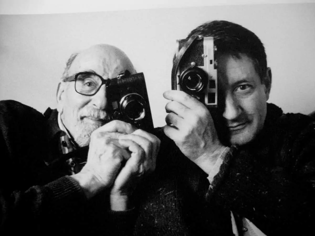 Wolfgang and his son, Peter Suschitzky ASC