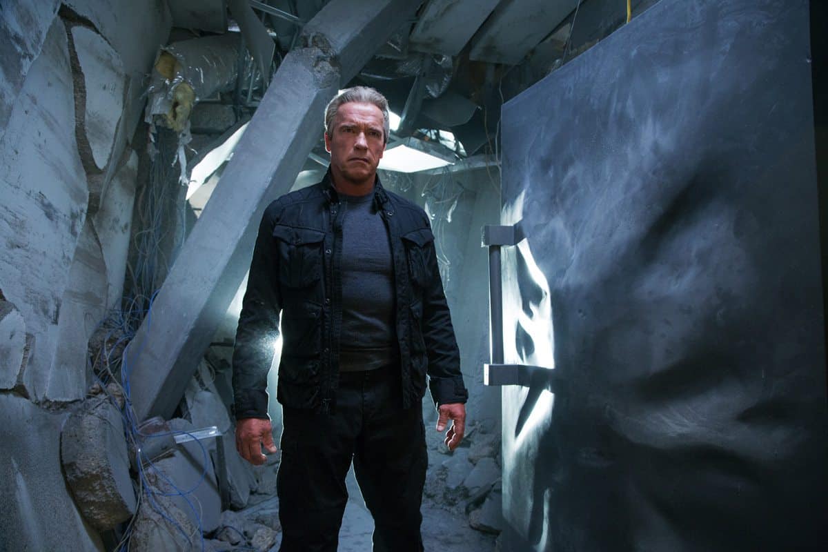 TERMINATOR GENISYS Arnold Schwarzenegger plays the Terminator in Terminator Genisys from Paramount Pictures and Skydance Productions