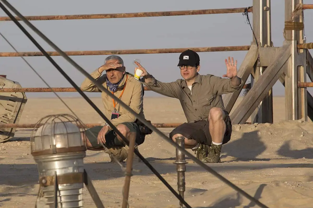 Feel the Force ... Dan Mindel ASC BSC on set with Director JJ Abrams