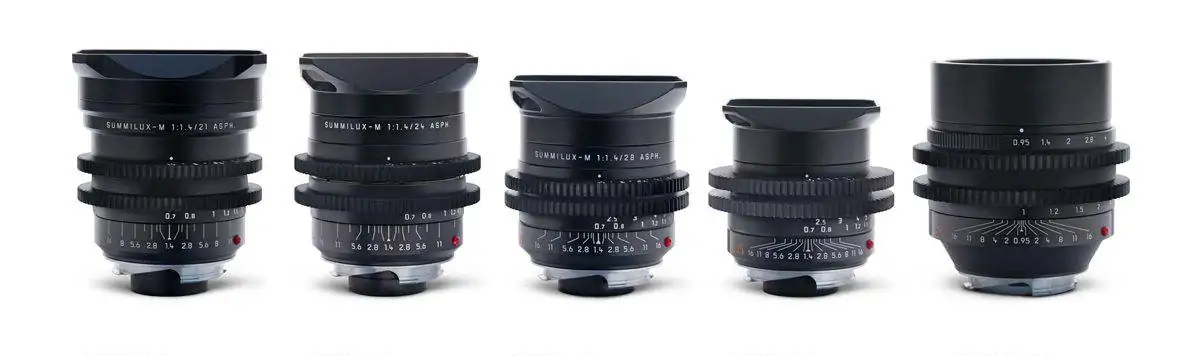Full set of Leica M 0.8 Lenses