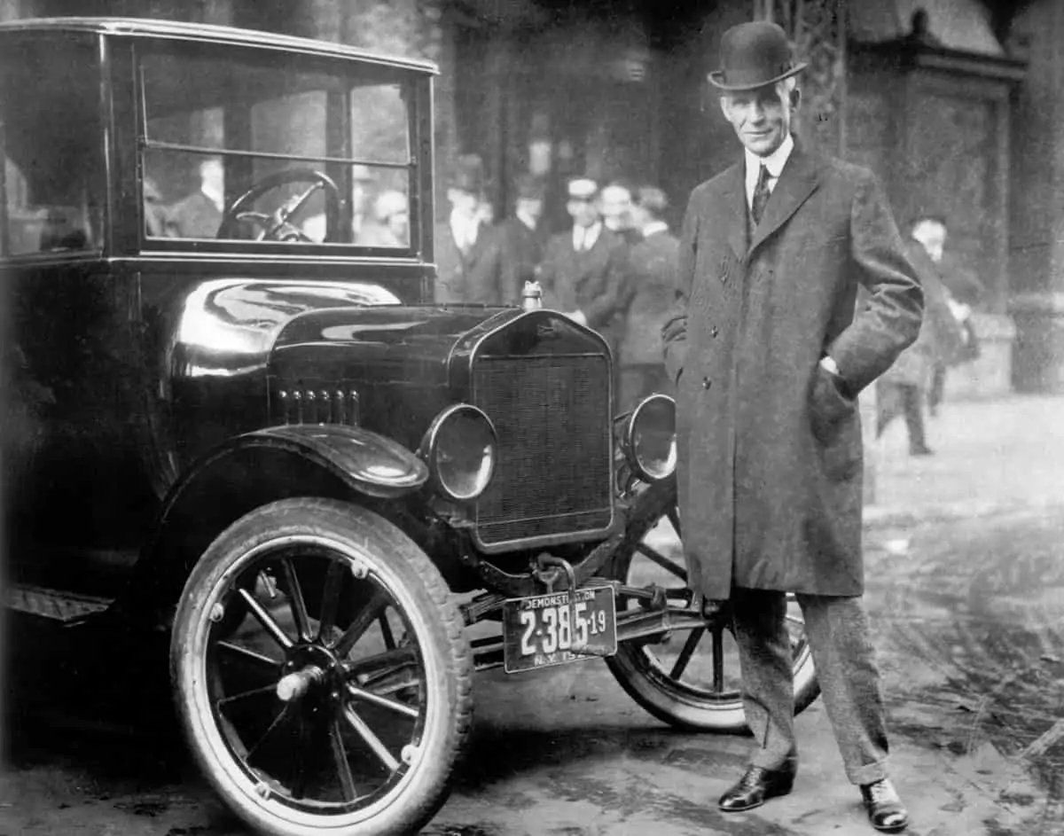 Henry Ford, the founder of the Ford motor company