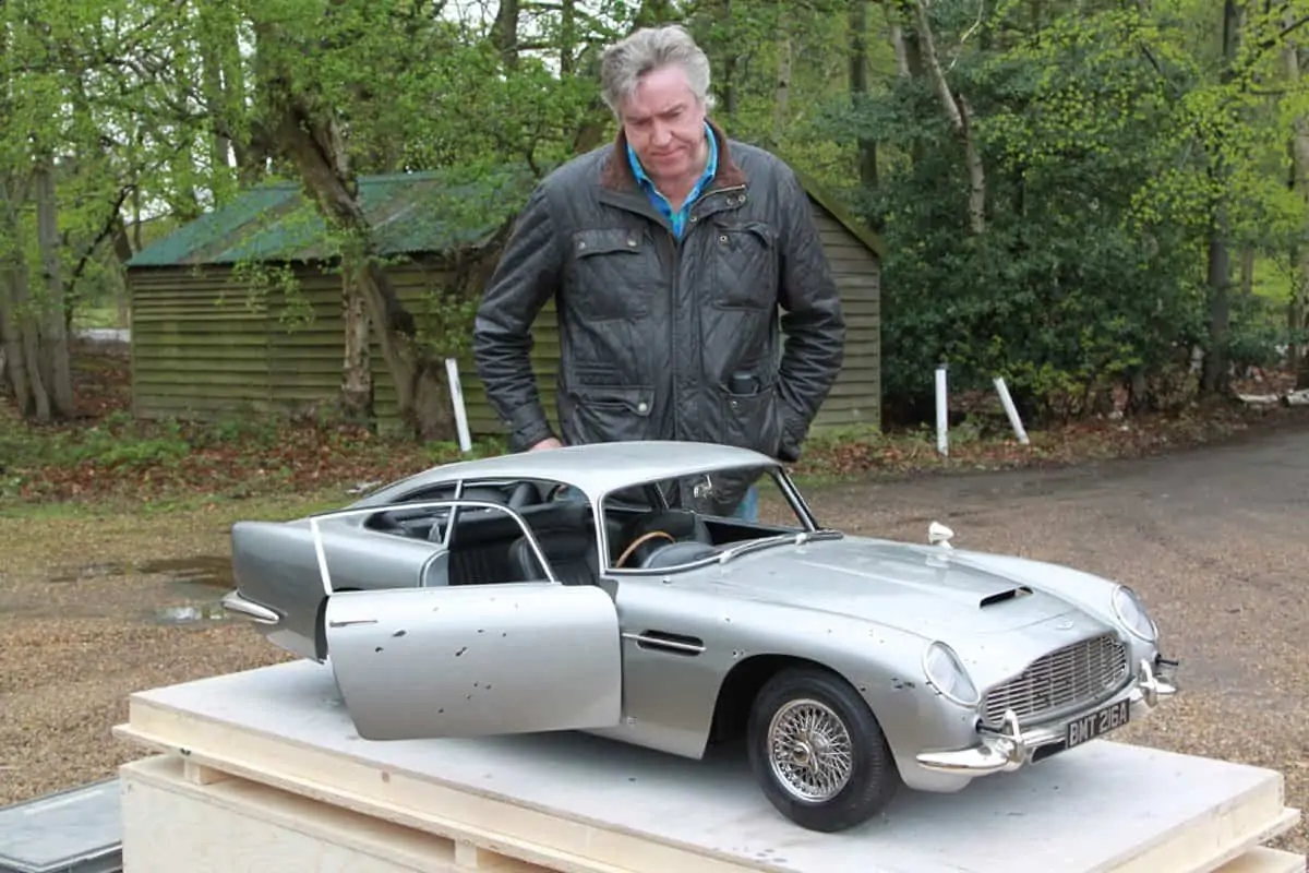 Steve with the miniature DB5