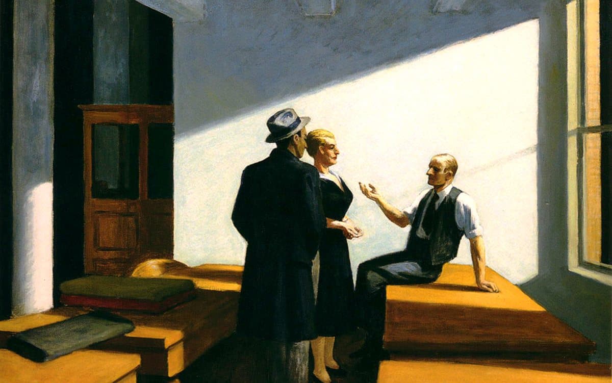 Edward Hopper, <em>Conference At Night</em>, 1949