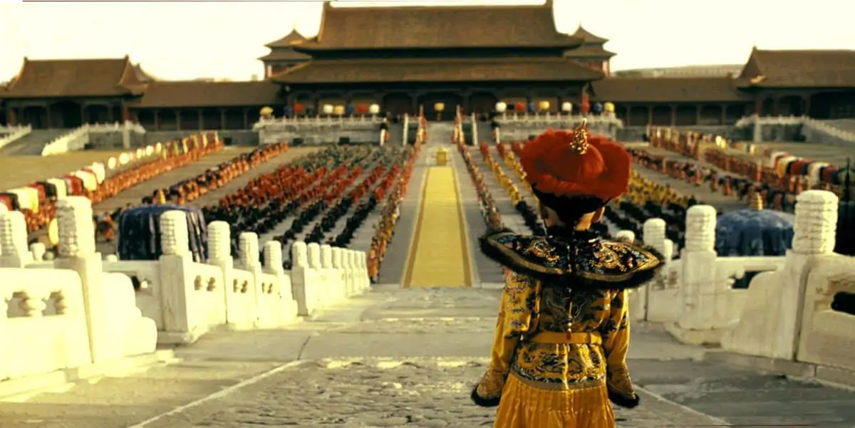 <em>The Last Emperor</em>, 1987, in Cinemascope 1:2.35 aspect ratio