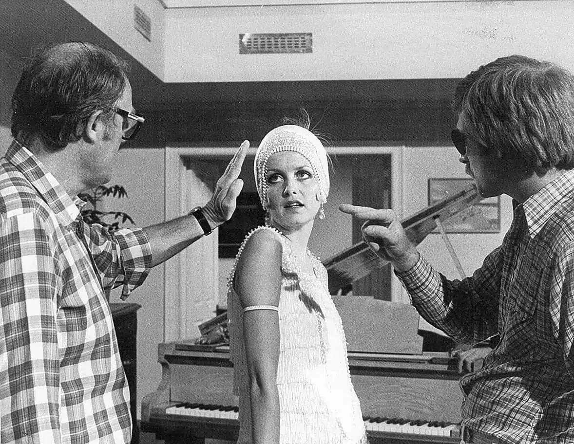 Shaping the light with Twiggy on <em>There Goes The Bride</em> (1980)