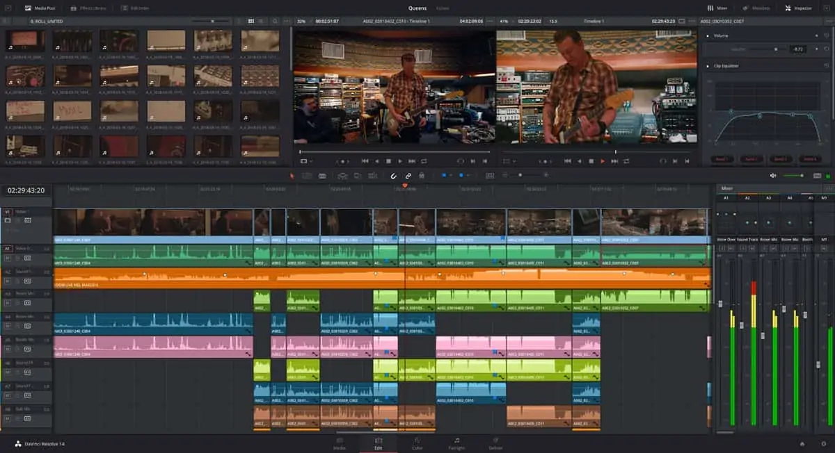 DaVinci Resolve 14 Editing Page 