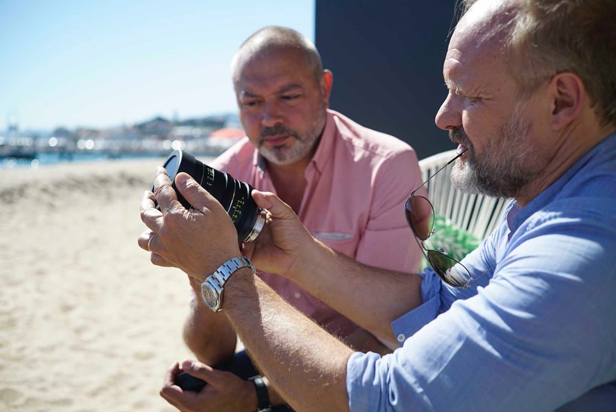 Have look at this… Christophe Beaucarne AFC with Tommaso Vergallo of CW Sonderoptic. Photo by François Reumont