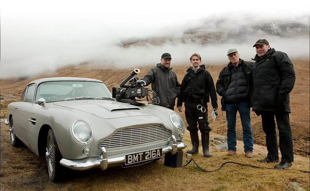 Skyfall... Biggles with Roger Deakins CBE BSC ASC and crew
