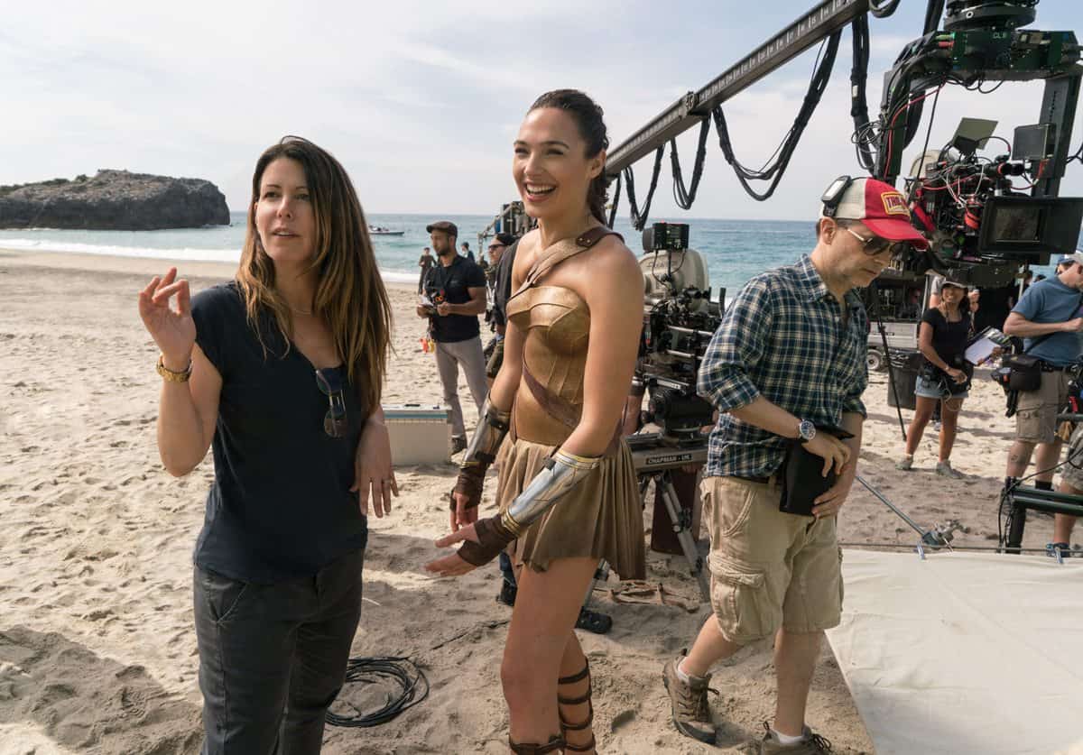 WONDER WOMAN Director Patty Jenkins and leading lady Gal Gadot