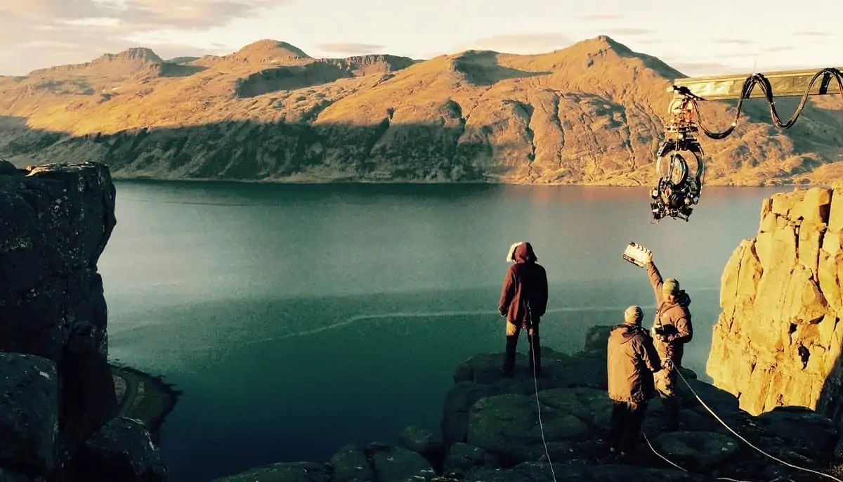 On location in Iceland