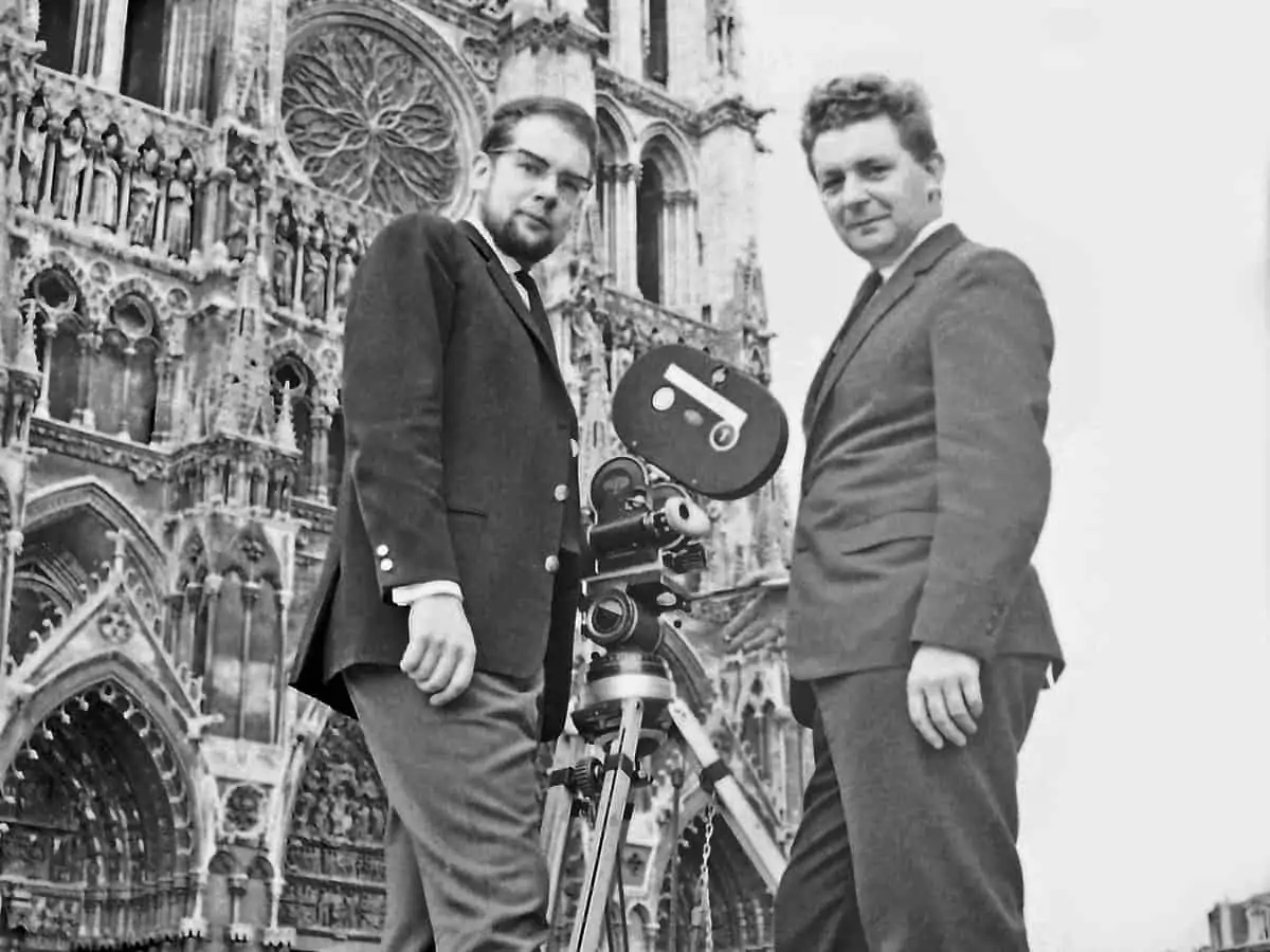 Dedo Weigert with British cameraman Johnny Peters