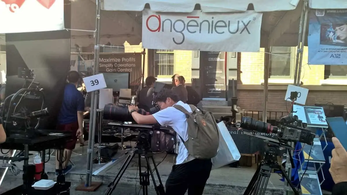 Ang&eacute;nieux's presence at Cine Gear