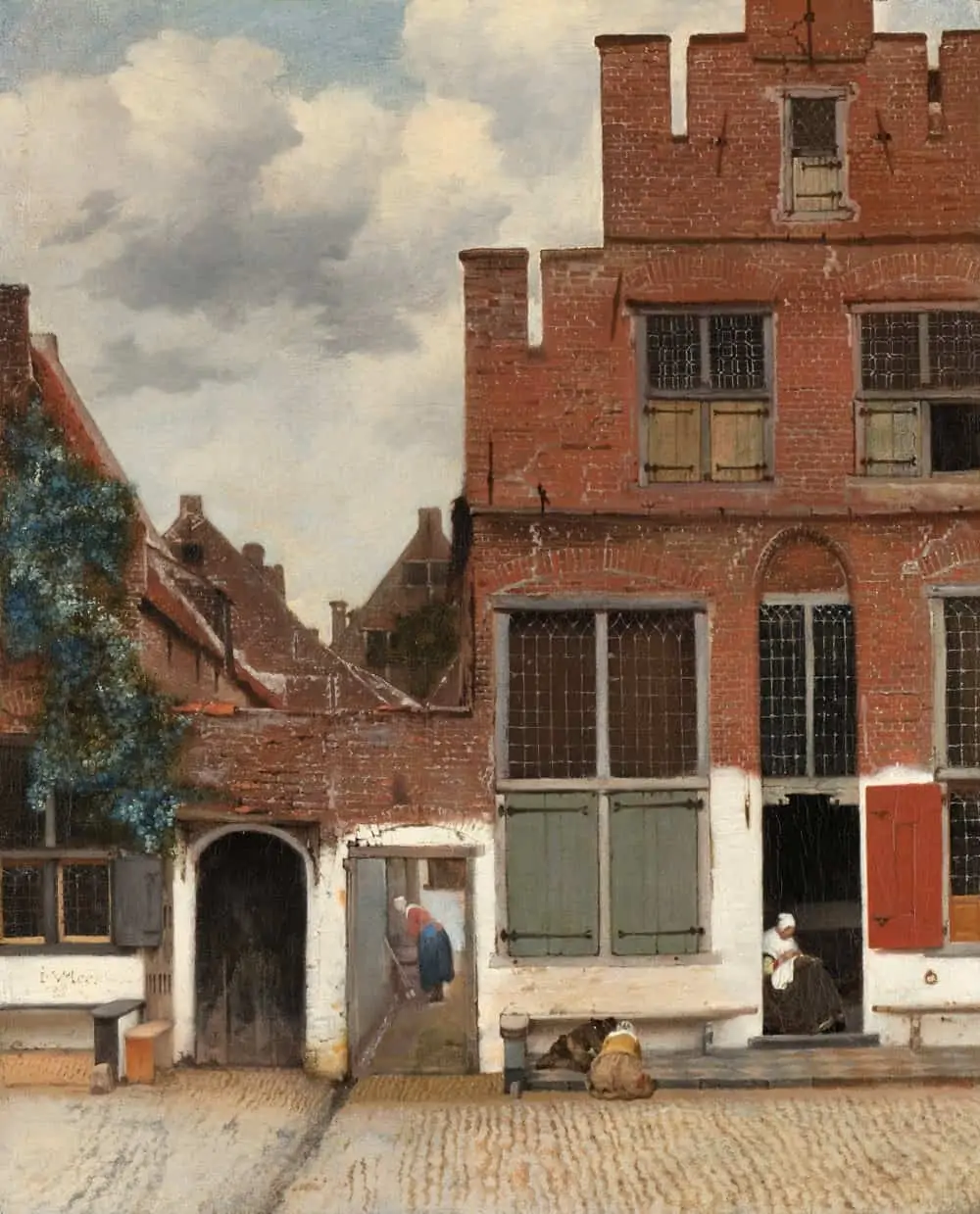 Johannes Vermeer "The Little Street"