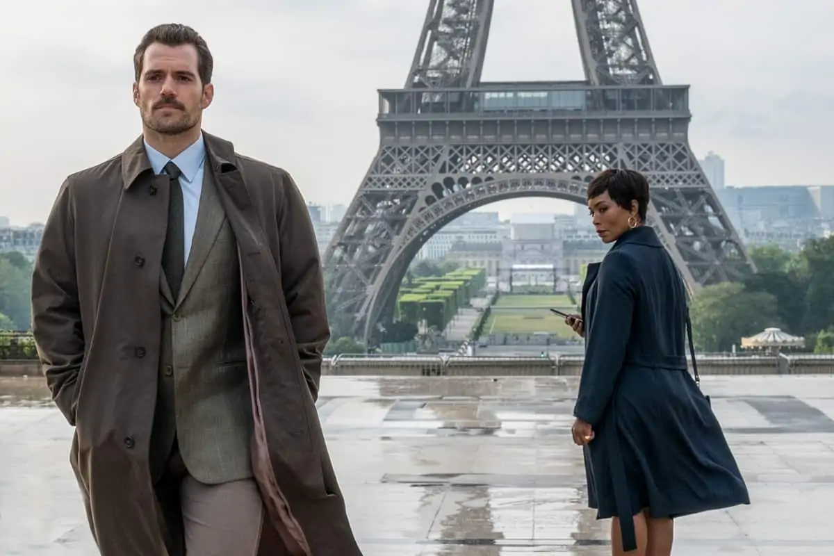 Left to right: Henry Cavill and Angela Bassett in MISSION: IMPOSSIBLE - FALLOUT