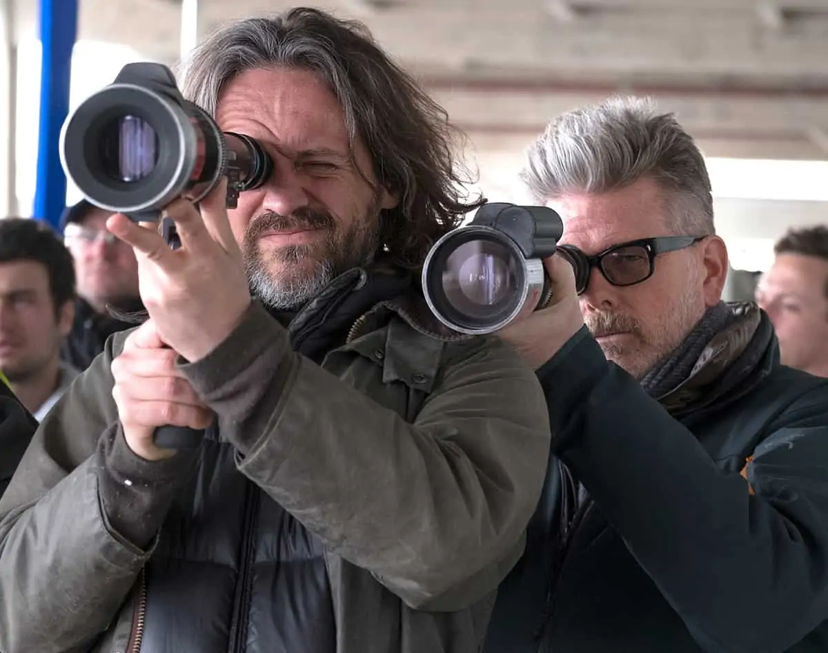 DP Rob Hardy and Director Christopher McQuarrie 