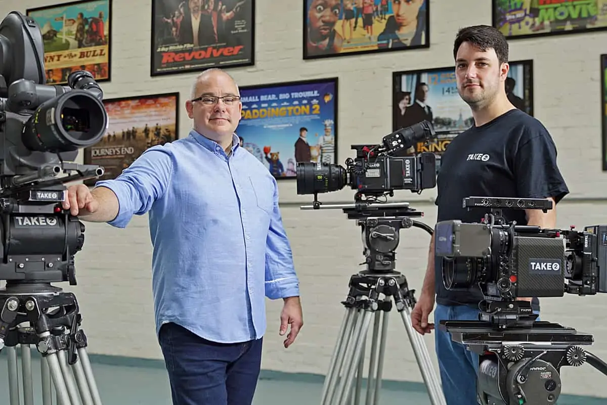 Mike Watson, Head of Technical Operations and Francis Hughes, Camera Floor Manager