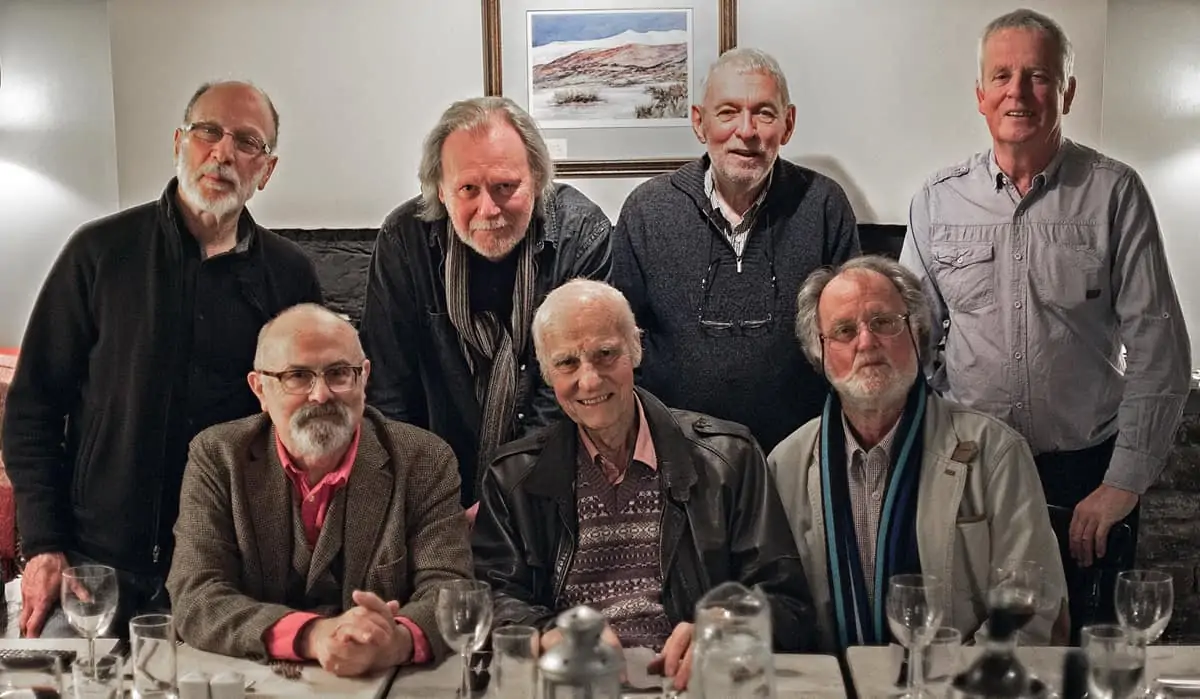 BSC members and Friend of the BSC, Martin Hammond, in Hay-on-Wye