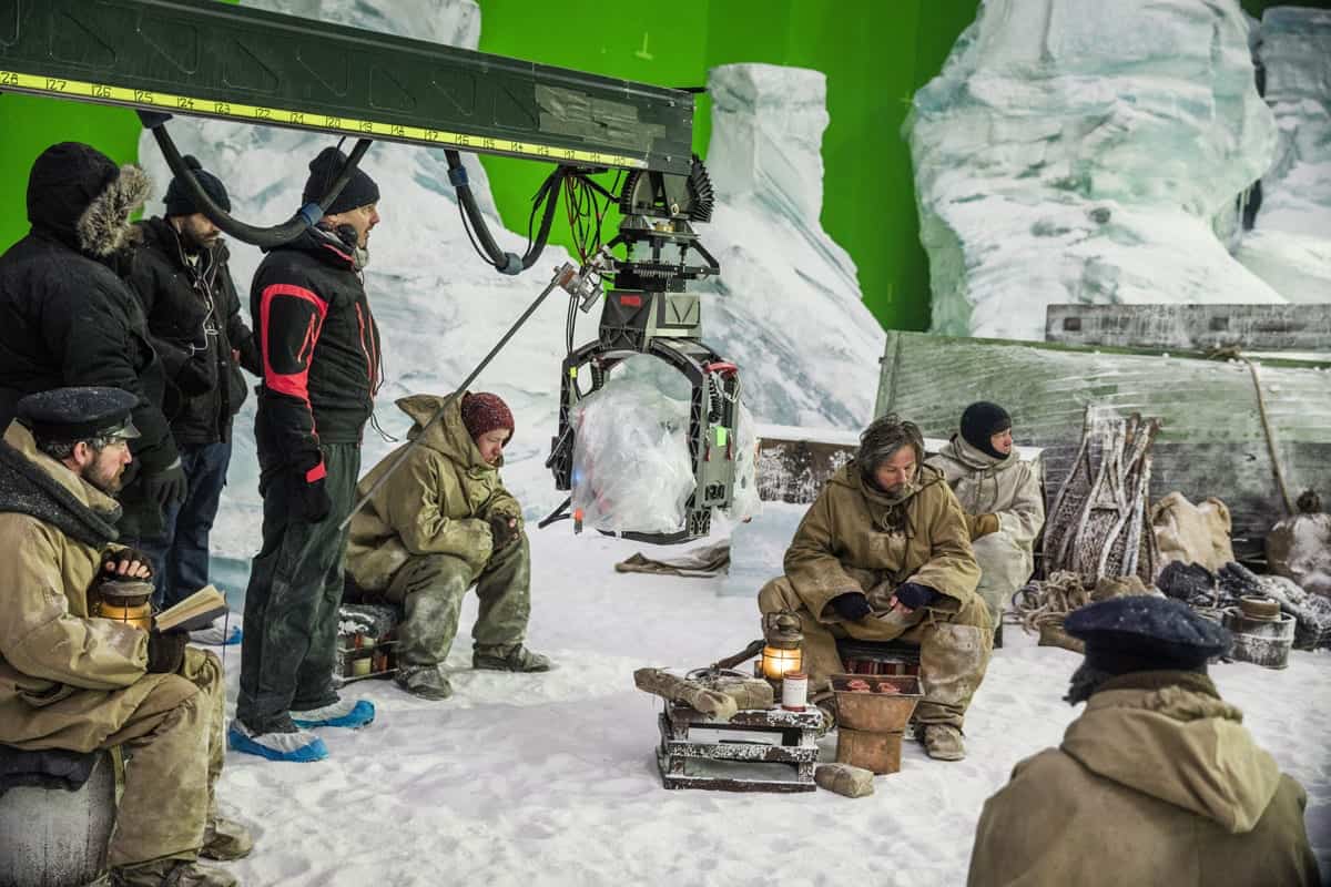 3 TERROR_ BTS, Anthony Flanagan as Morfin - The Terror _ Season 1, Episode 2 - Photo Credit: Aidan Monaghan/AMC