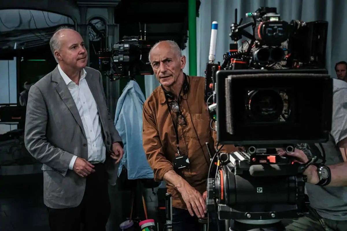 Director David Yates and DP Philippe Rousselot AFC ASC. Photo by Liam Daniel