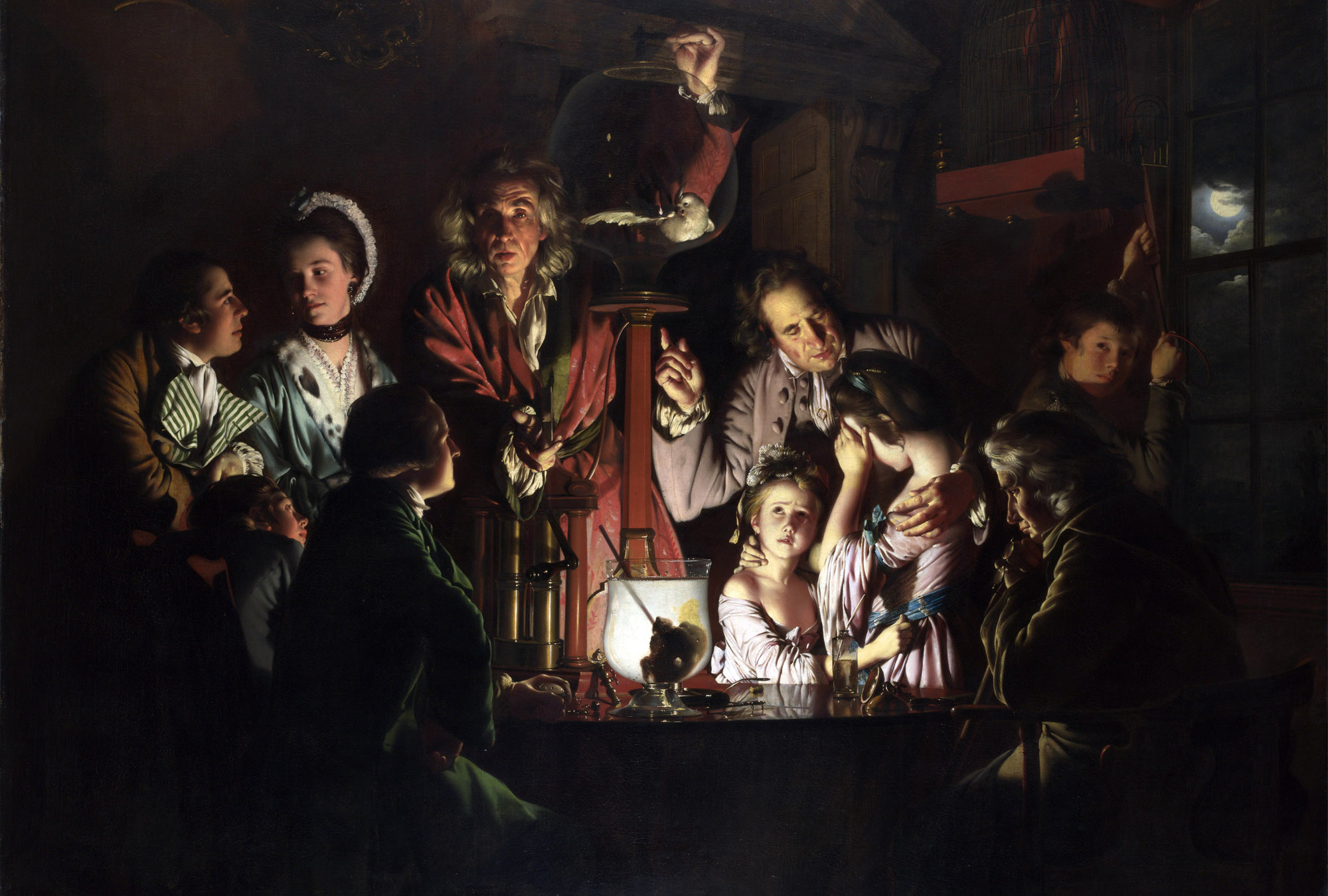 <em>An Experiment on a Bird in an Air Pump</em> - Joseph Wright of Derby, 1768