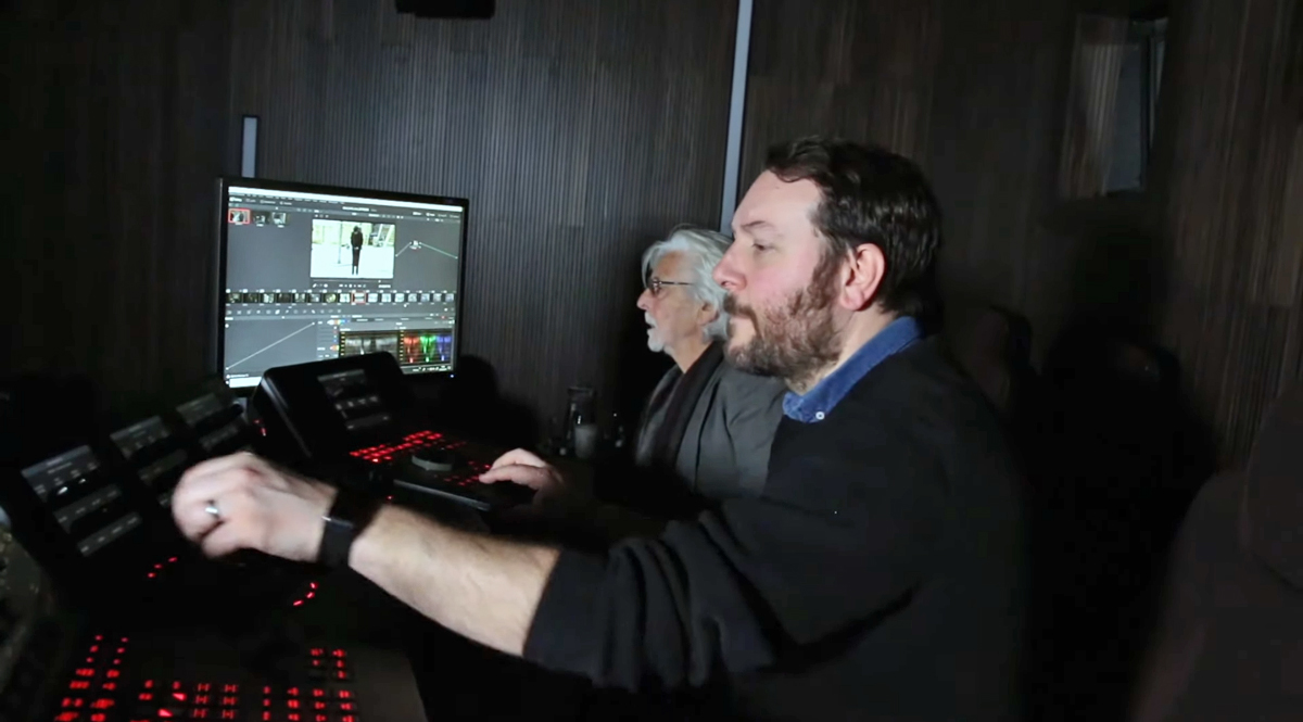 Richmond&Bearman_GradingDLN Tony Richmond BSC ASC oversees the 4k HDR grading on <em>Don't Look Now</em> with Silver Salt Restoration's Stephen Bearman