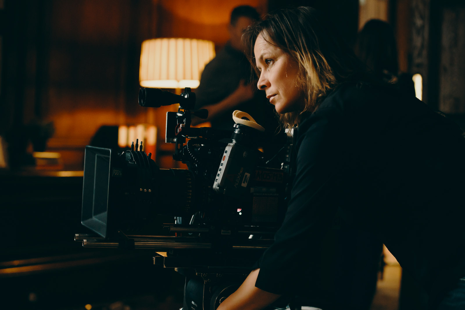 Cinematographer Oona Menges - Behind the scenes - London - photo credit Ashley Kingsbury