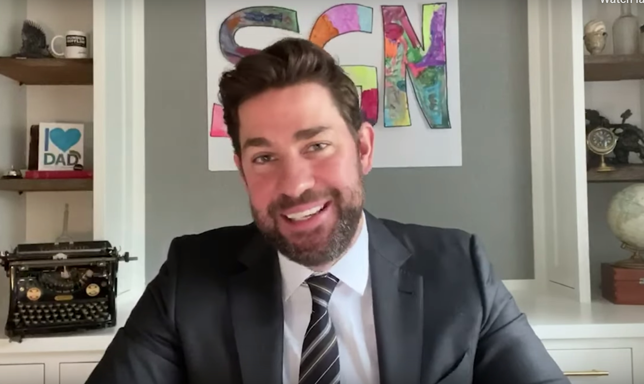 31krasinski - John Krasinski started a webseries called "Some Good News." (YouTube)