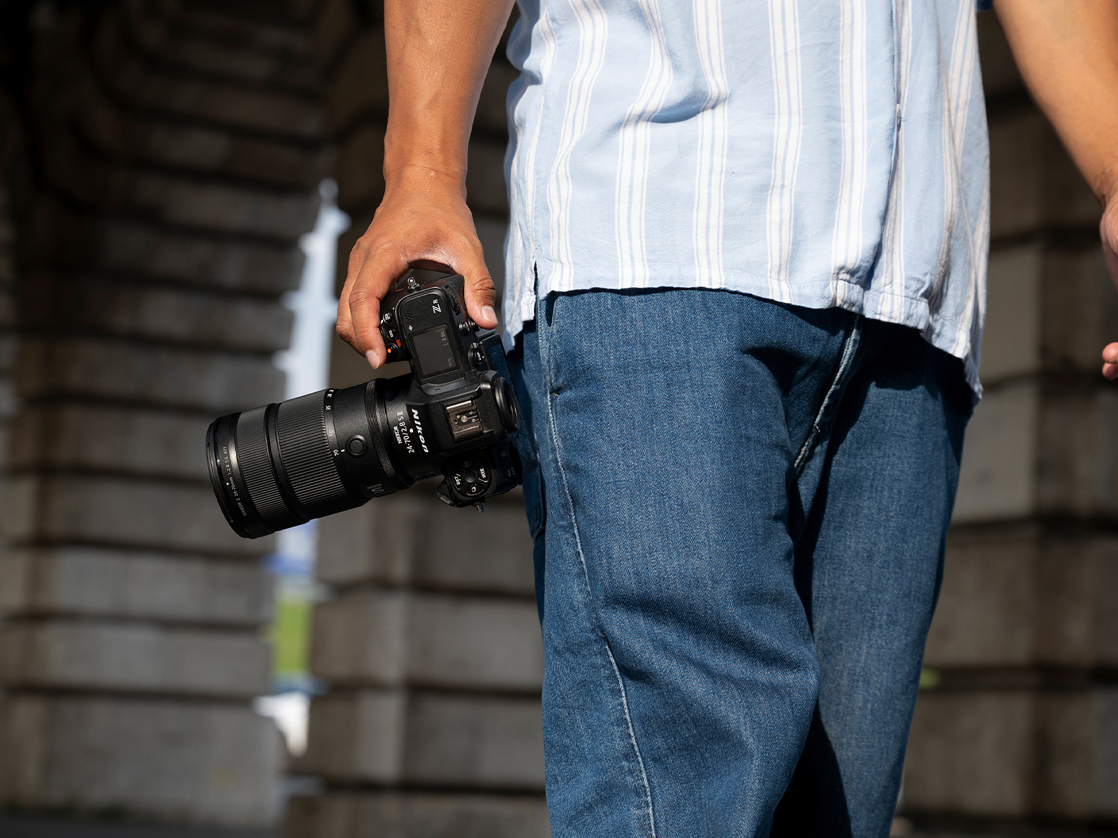 Nikon Nikkor 7 in a person's hand
