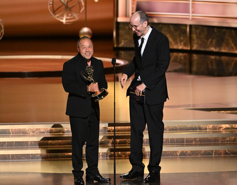 Stephen Graham and Jack Thorne on stage