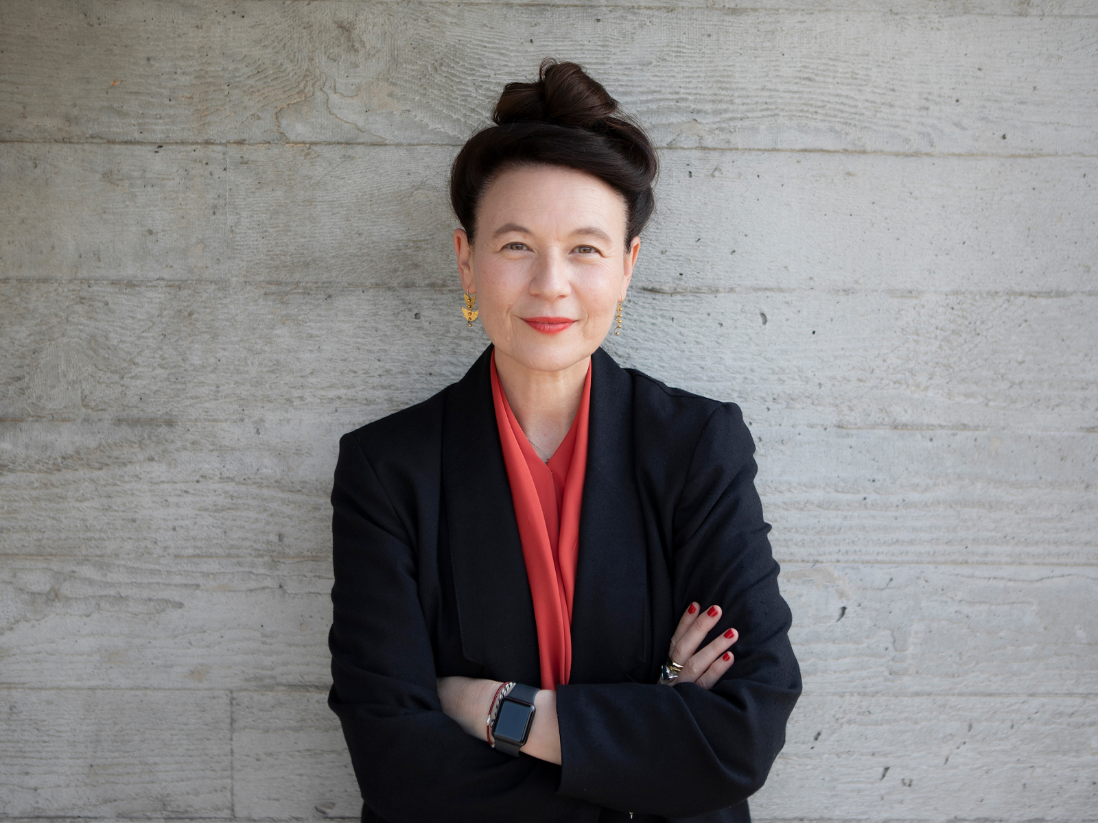Kristy Matheson, BFI London Film Festival director, standing with arms folded