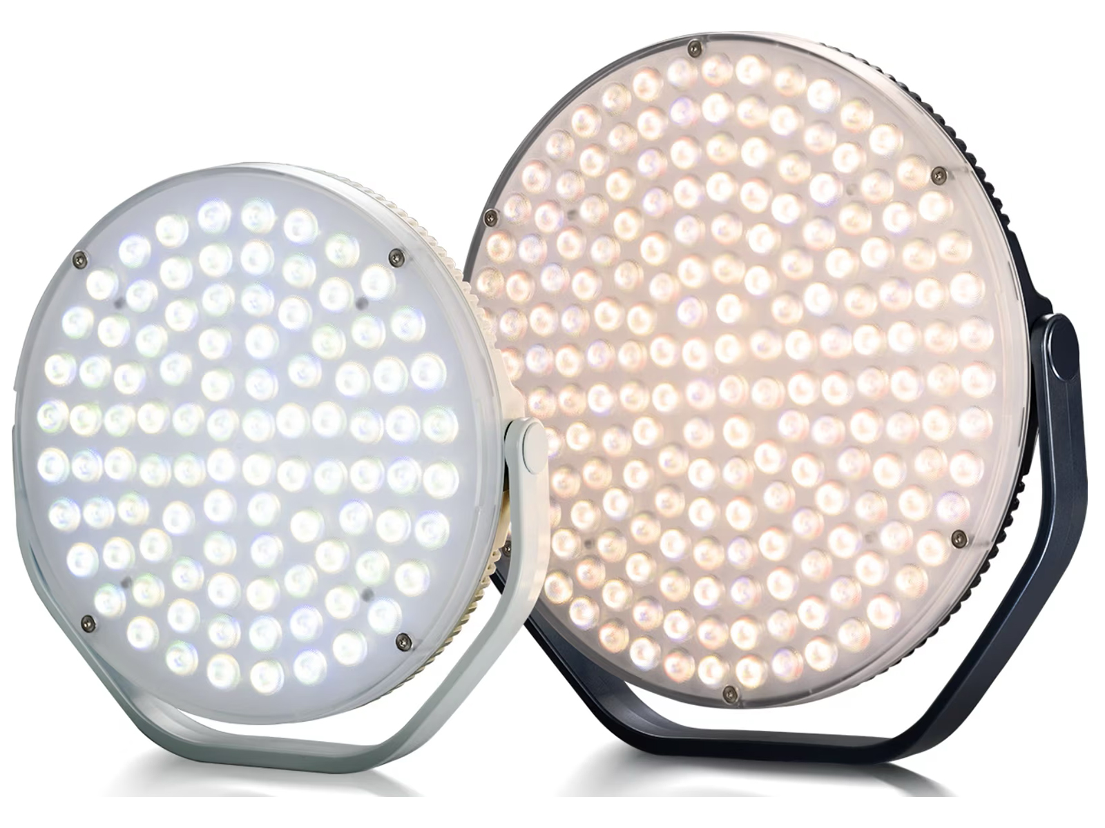 Nanlite miro lights against a white background