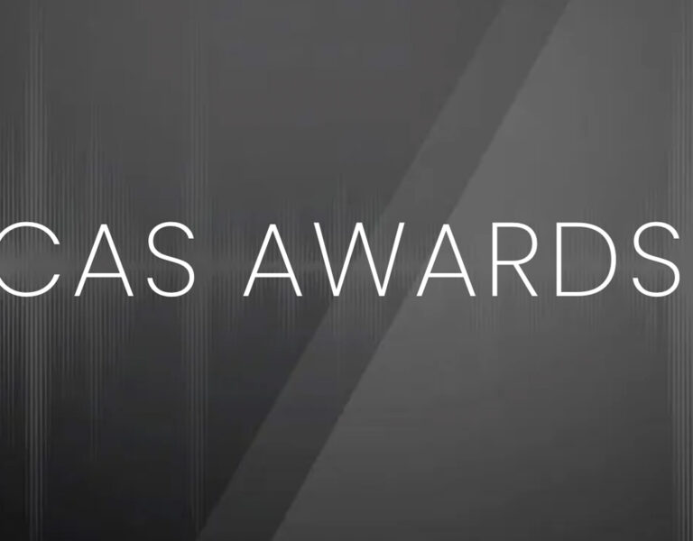 The words "CAS Awards" on a grey background
