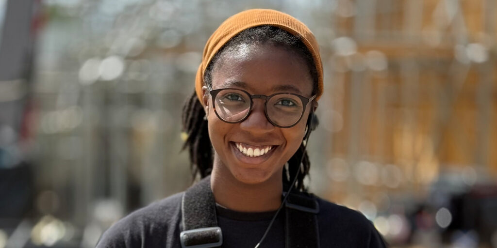 A person smiling