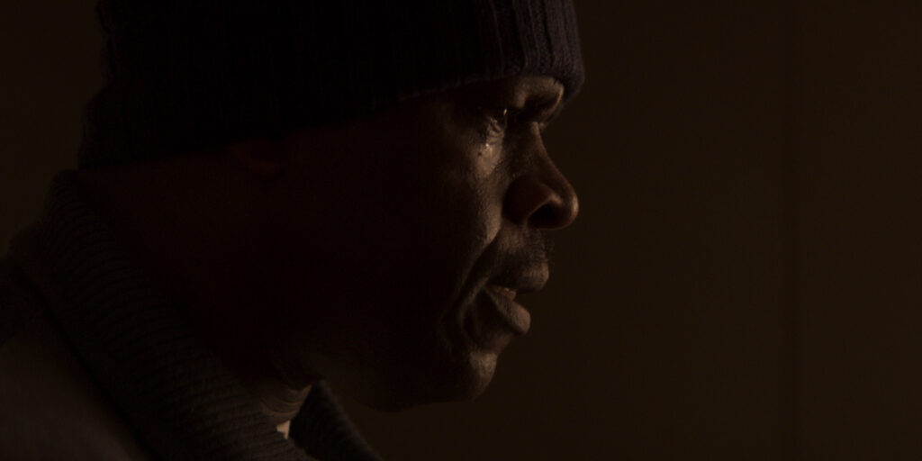 A man in a beanie