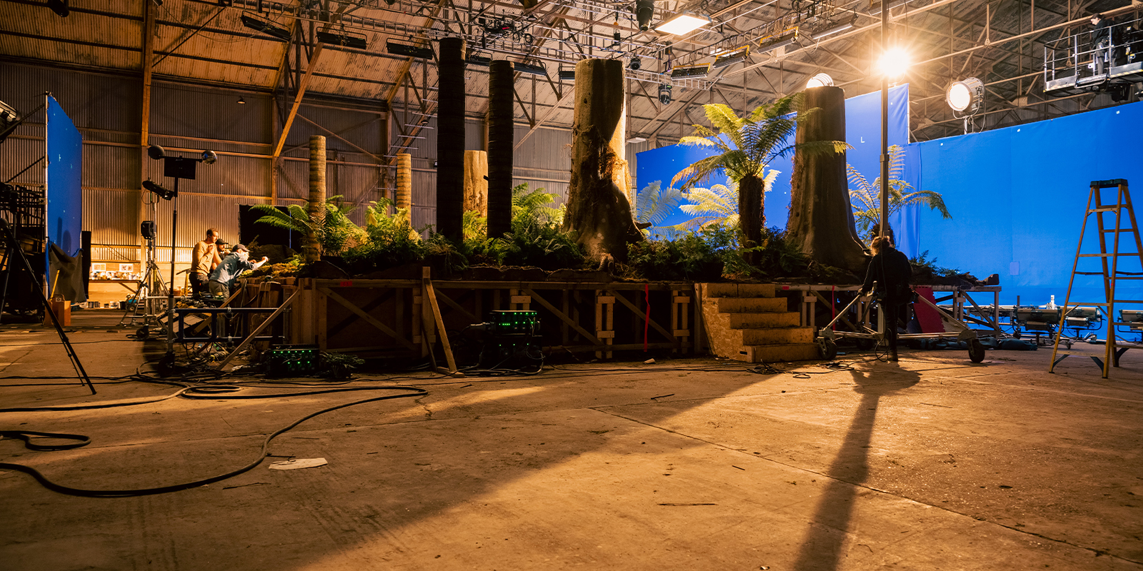 A film set