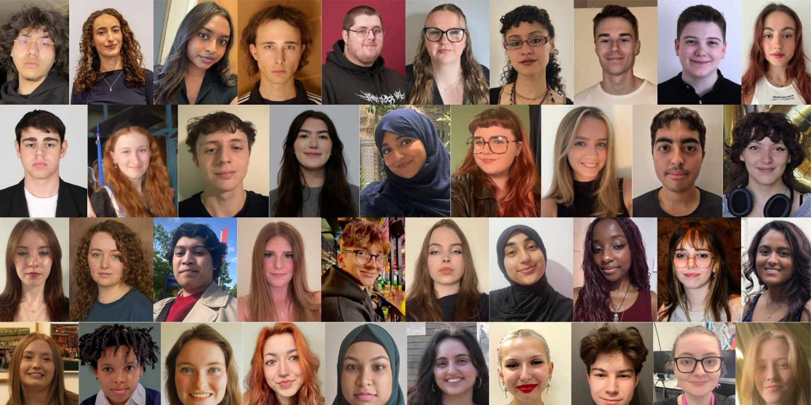 A collage of headshots