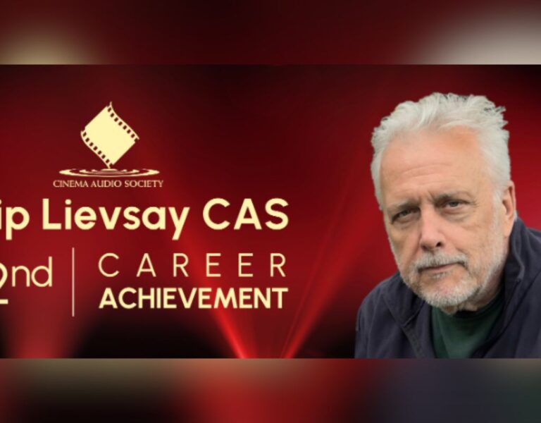 Skip Lievsay looking into camera