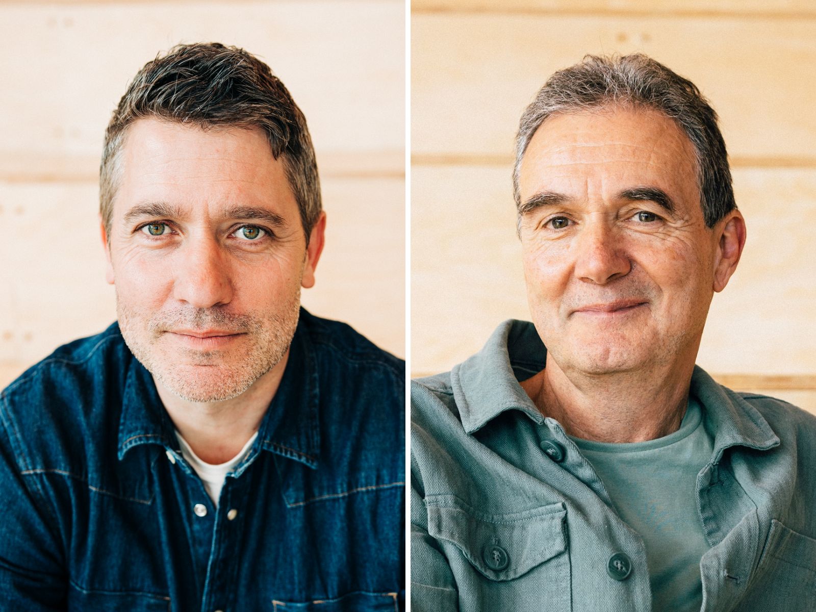 Greg Mothersdale and Professor Justin Lewis in side by side photos