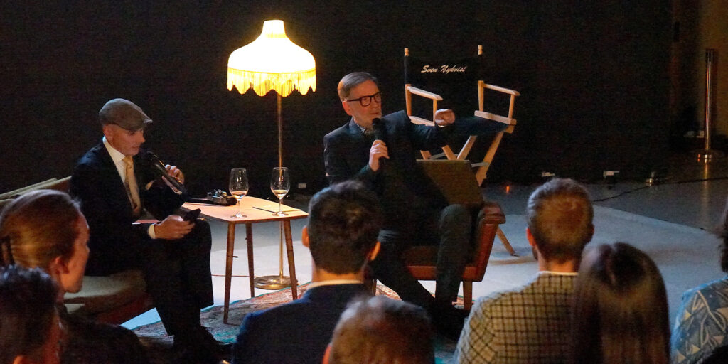 FNF’s first President Pål Bugge Haagenrud FNF flanked by Ole Andreas 
Grøntvedt FNF