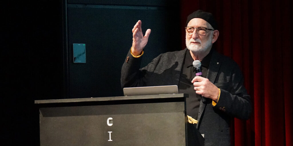 Stephen Lighthill on stage