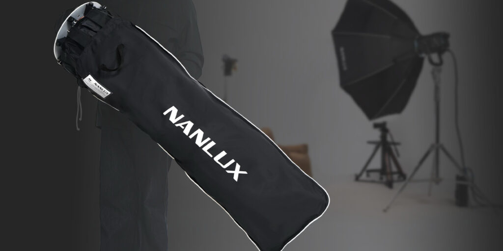 A bag and large light