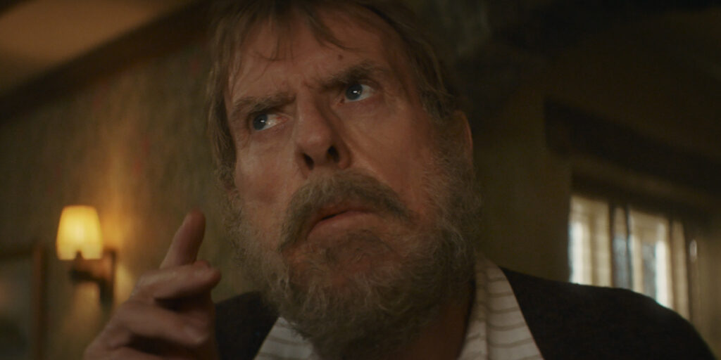 Timothy Spall looking confused