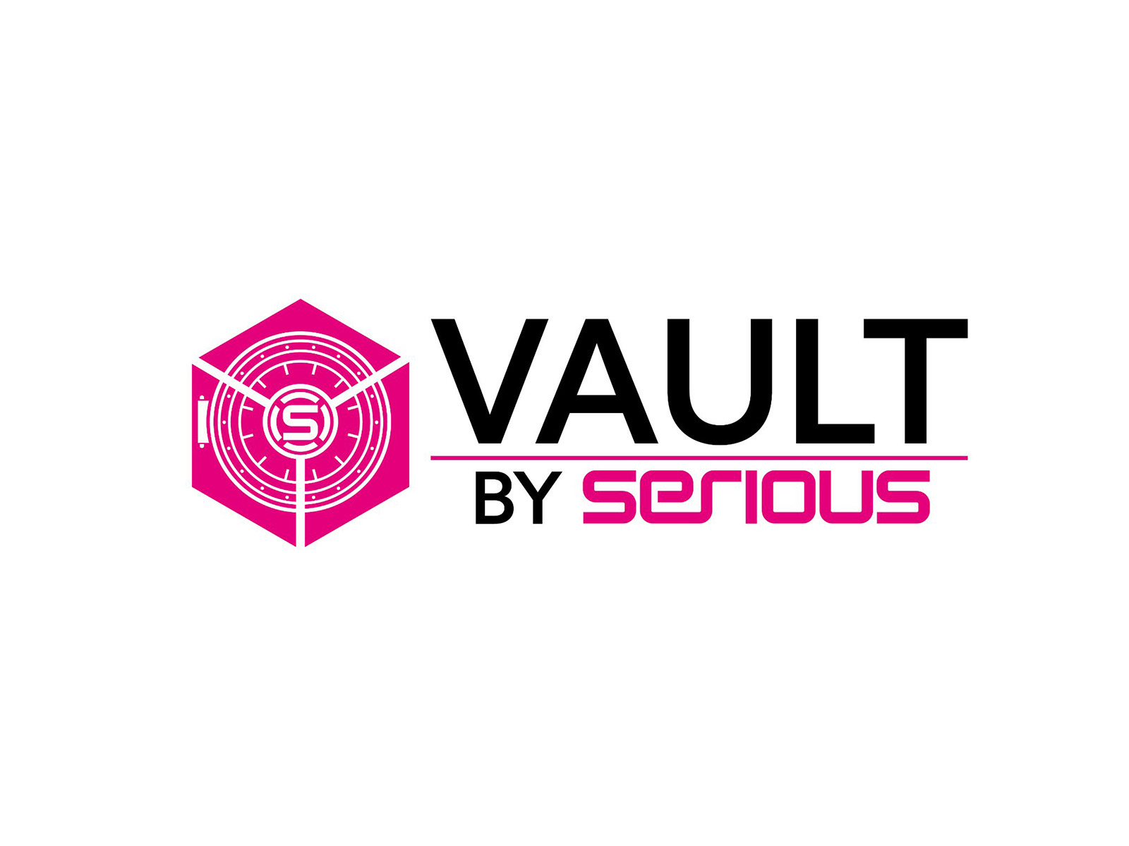 Vault by serious logo on a white background