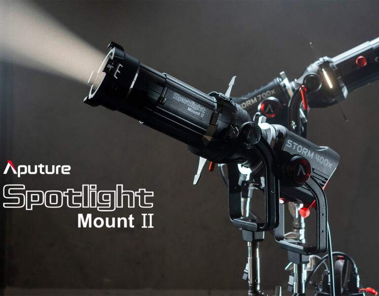 The Spotlight Mount against a grey background