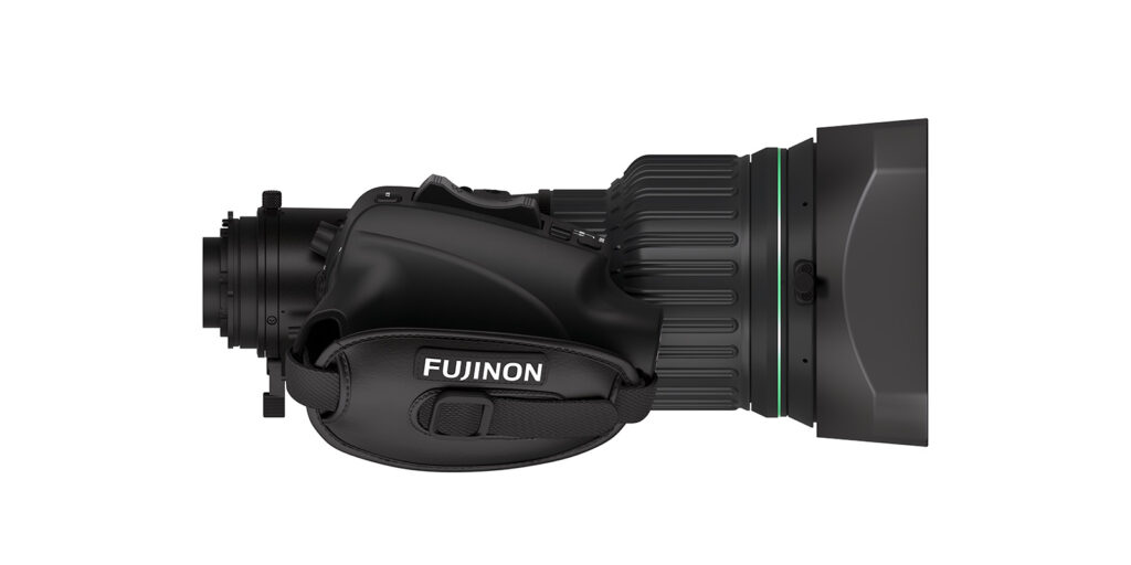 The UA30 lens on a white background 