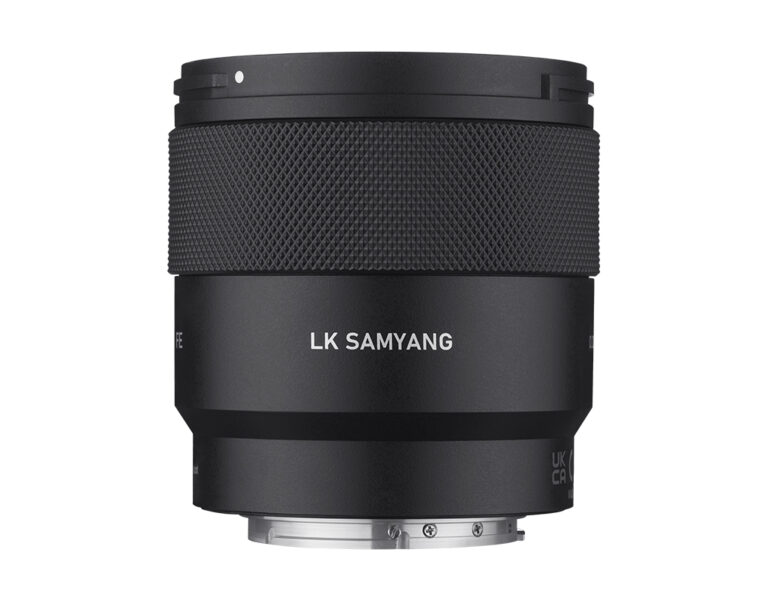 A lens on a white background