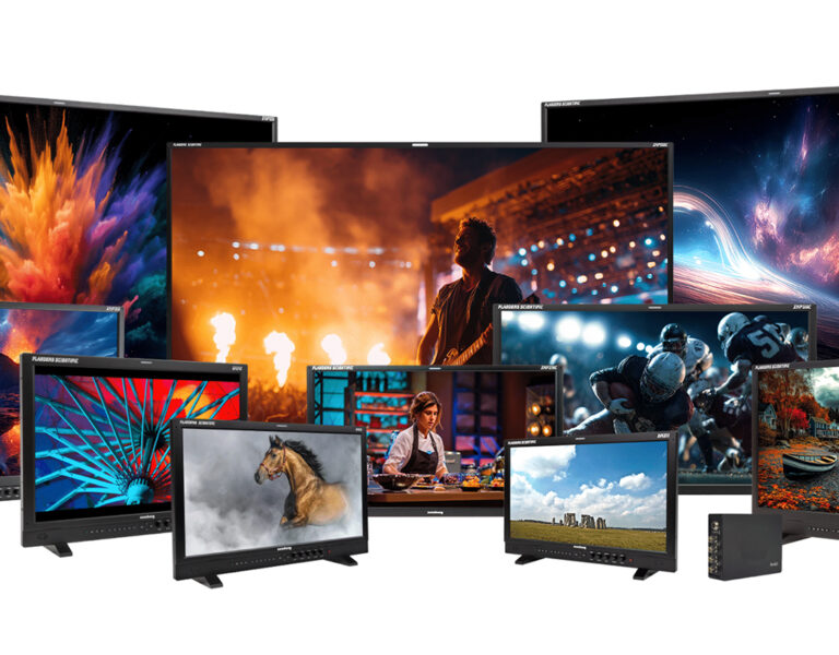 A collection of monitors