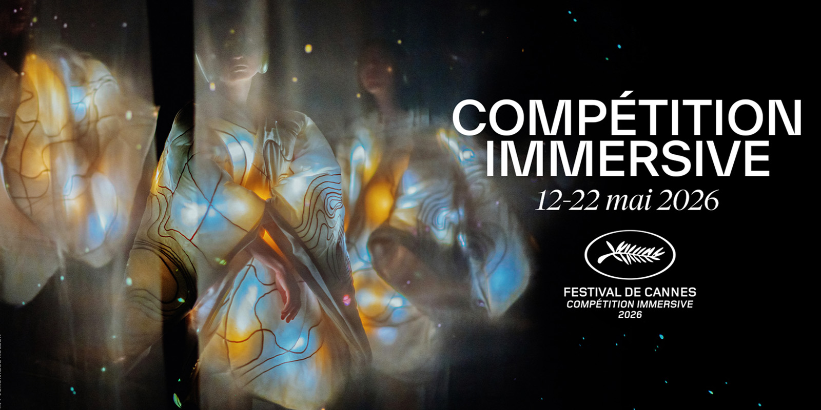 A black poster for the Immersive Competition